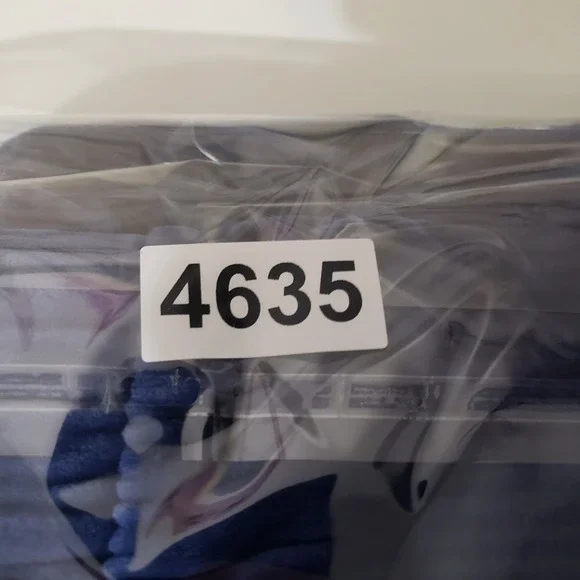 Time and Tru Velour Wide Leg Pants Womens XXL Blue Ribbed Flare Lounge Pockets - Picture 9 of 9